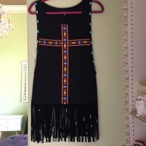 Beaded Fringed top